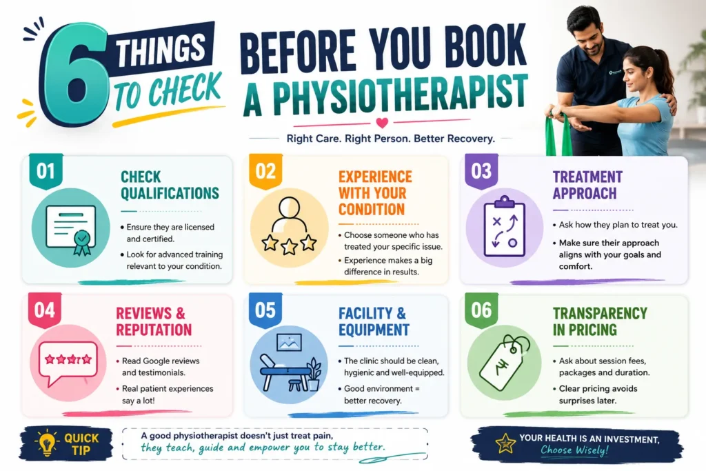 before you book physiotherapist