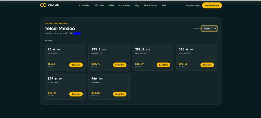 mexico recharge telcel plan